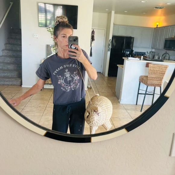 Babe Bag Wicker Pig Basket Bag Large Capacity Opens At Rear - Picture 9 of 9